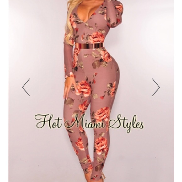 Hot Miami Styles Pants - 🇺🇸 Hot Miami Style Floral Romper
